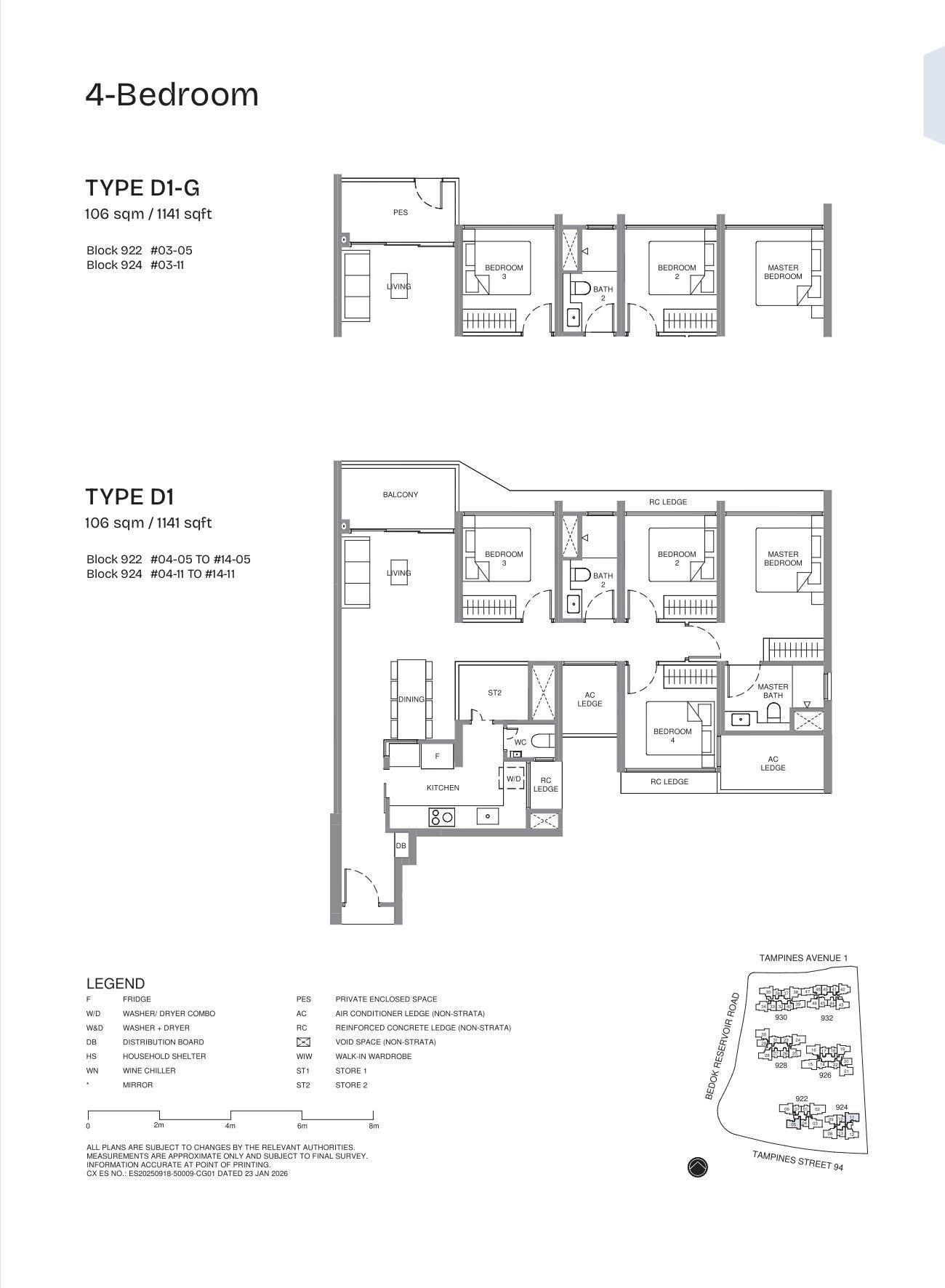 4 Bedroom Floor Plan